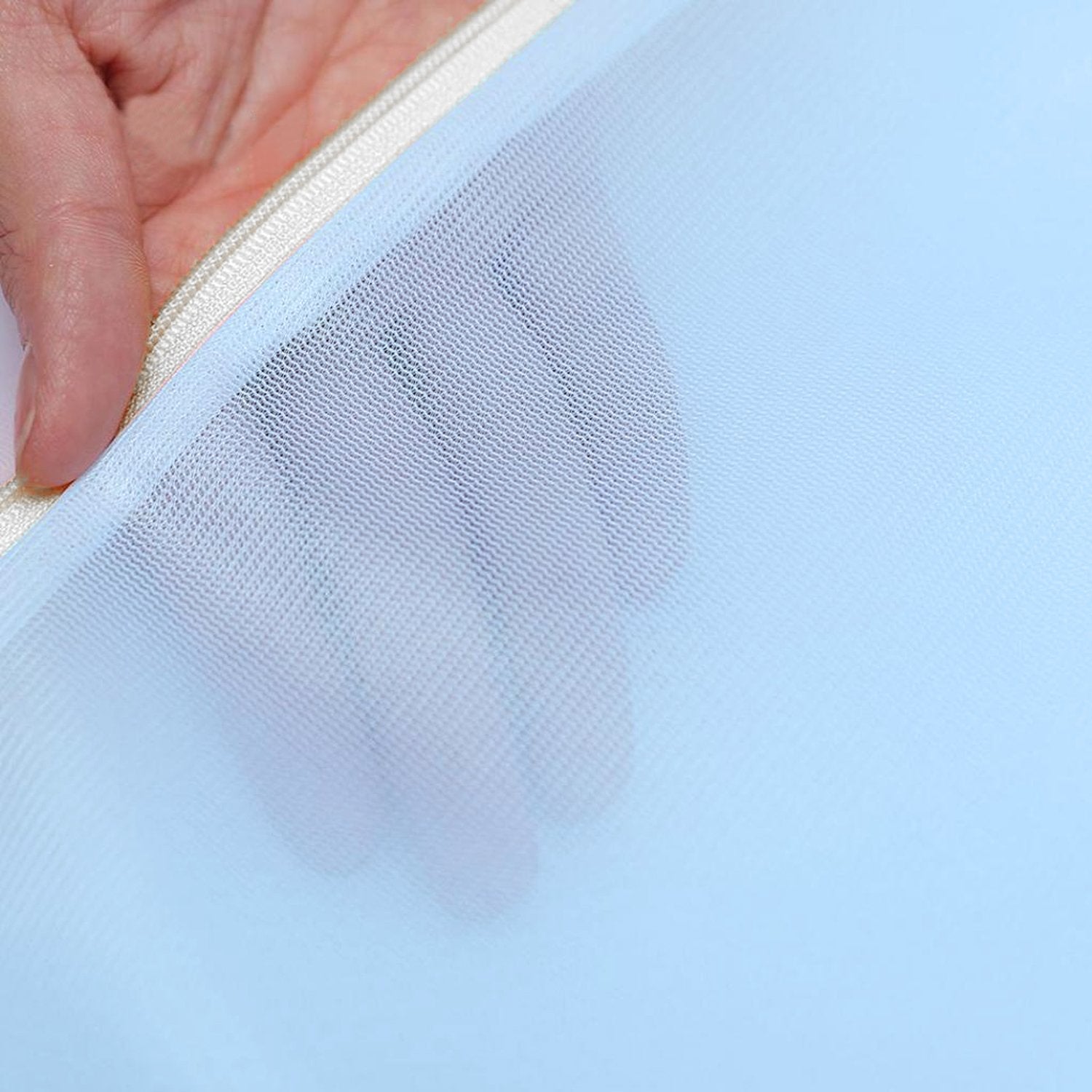 2584 Fridge Bags For Fruits And Vegetables With Zip Net (Multicolour) Wukusy