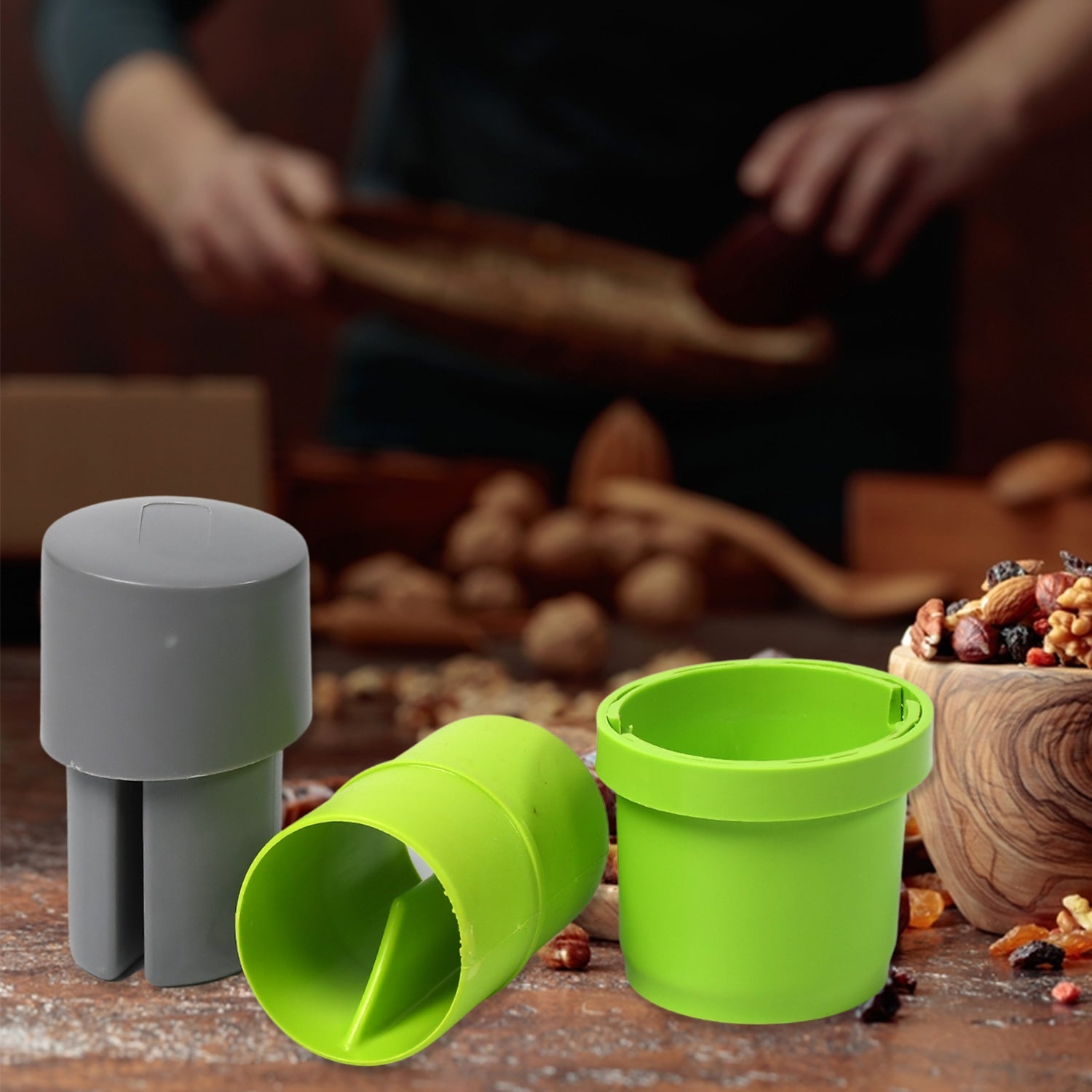 5333 Plastic Dry Fruit And Paper Mill Grinder Slicer Chocolate Cutter And Butter Slicer With 3 In 1 Blade Standard Multicolor Wukusy