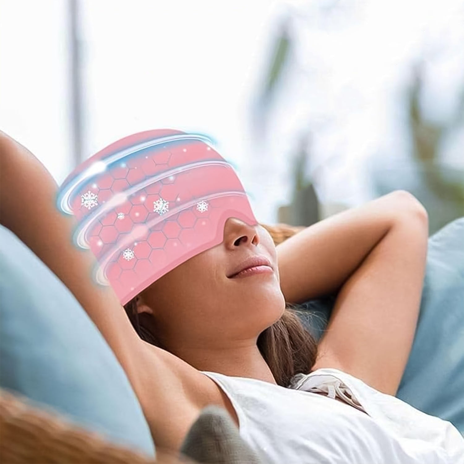 Headache Relief Hat Migraine Cap (1 Pc  Black Color) Wukusy