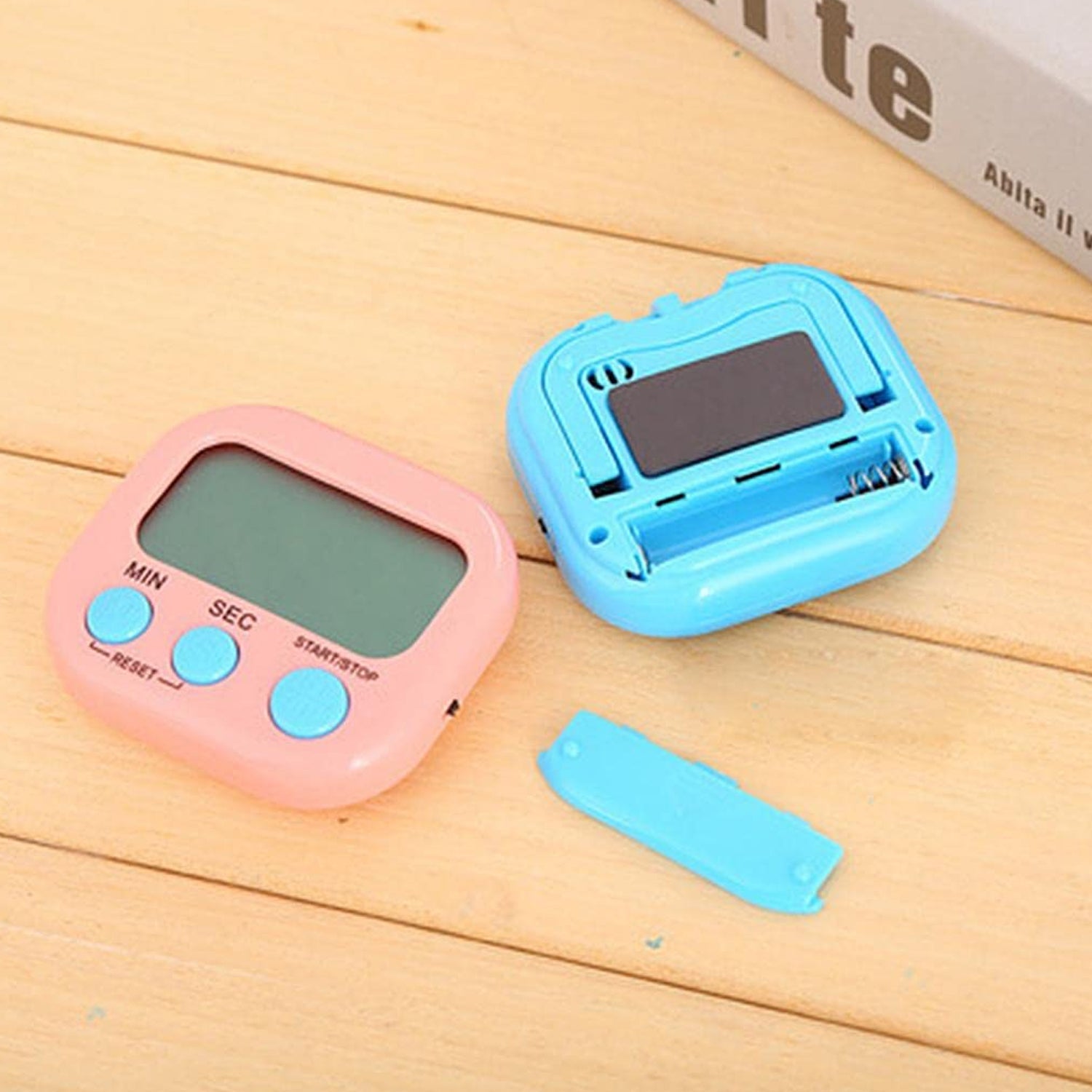 1540 Digital Kitchen Timer Clear Big Digits 0-99 Min For Cooking Office Clock Wukusy