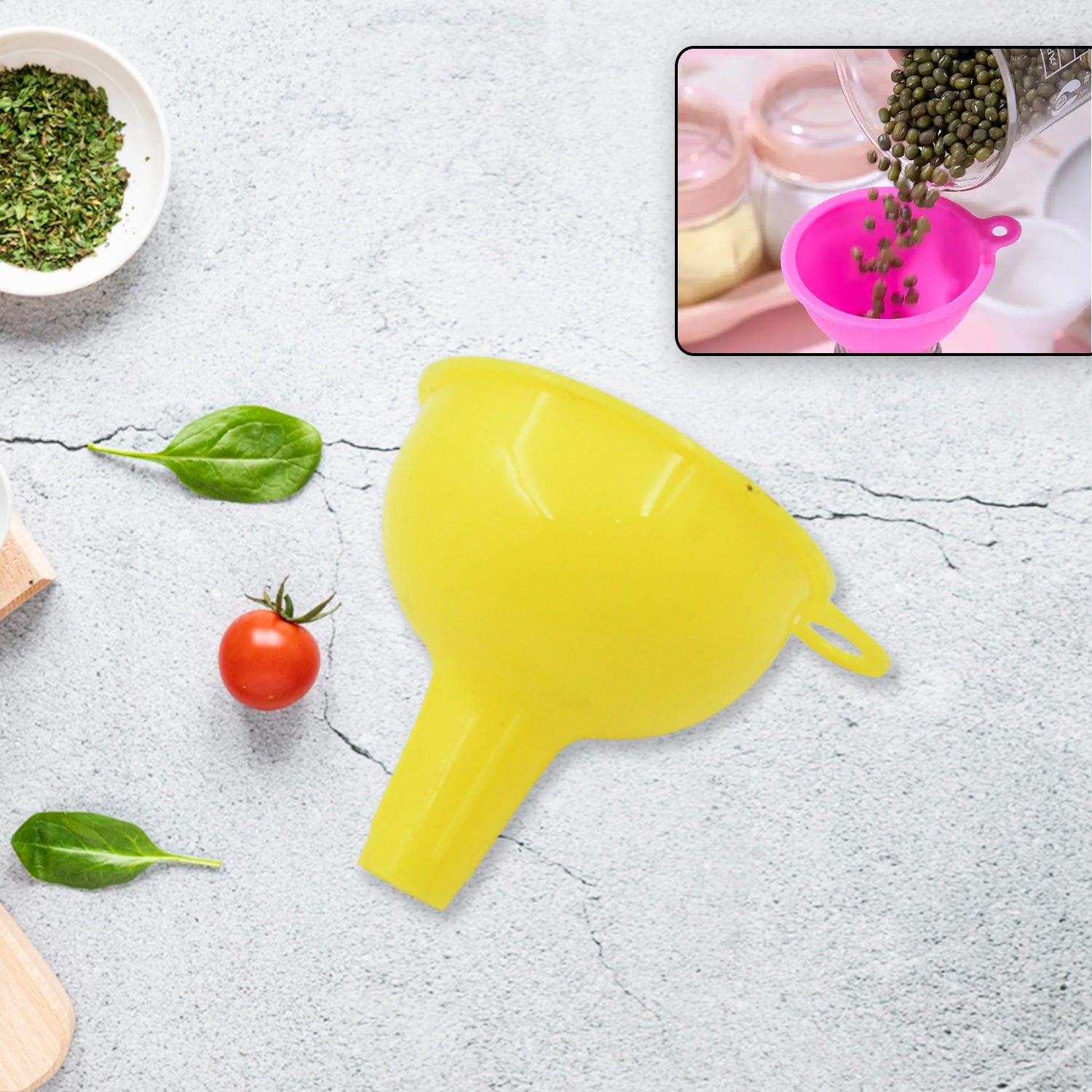 Silicone Funnel For Pouring Oil Sauce Water Juice And Small Food-grainsfood Grade Silicone Funnel Wukusy