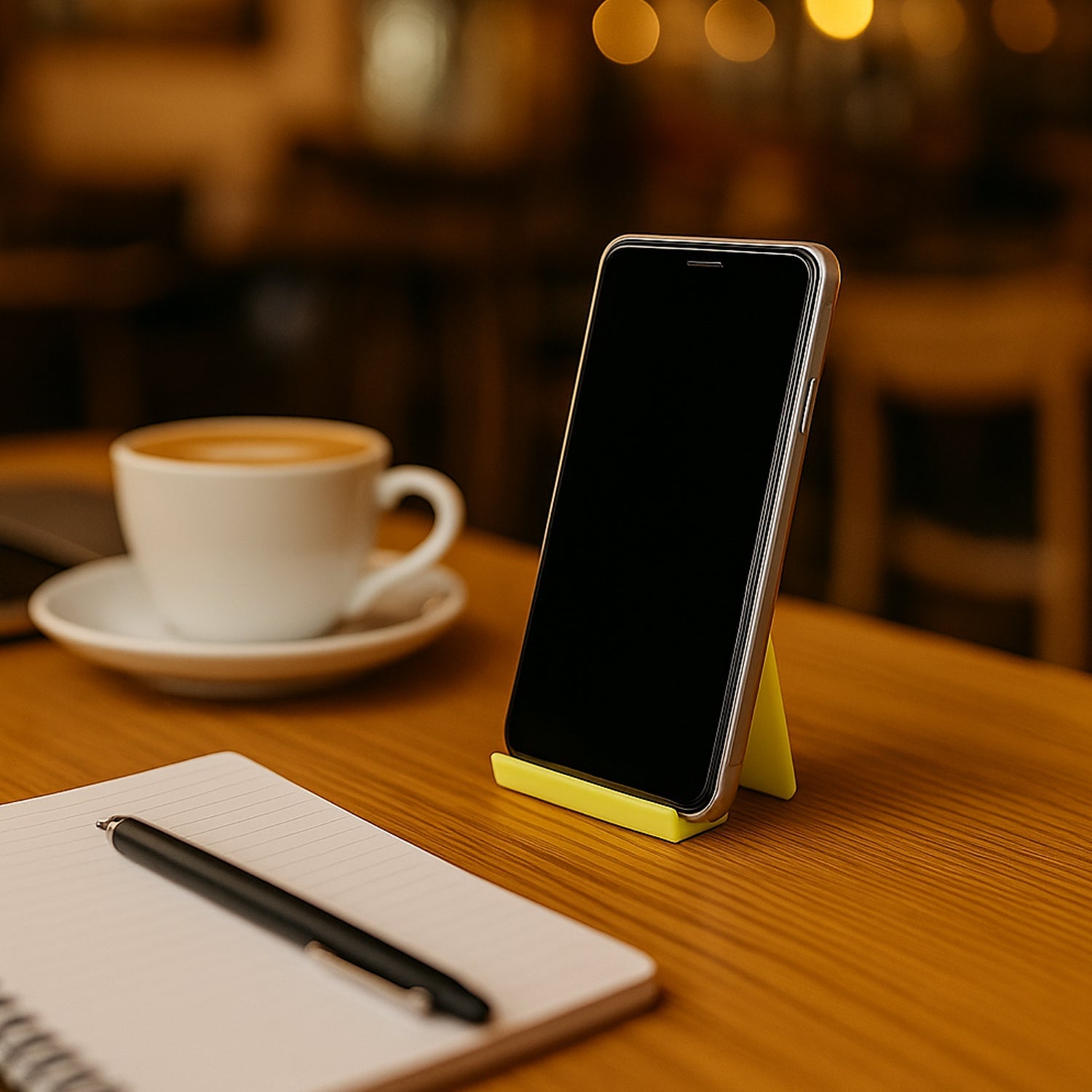 Multifunctional Plastic Mobile Phone Stand  Pen Holder (2 Pc  Mix Color) Wukusy