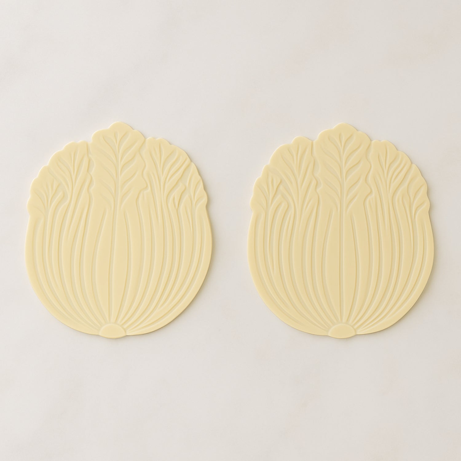 Silicone Leaf Design Coaster Set (2 Pc) Wukusy