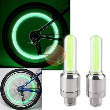 0543 Led Flash Light Lamp Tyre Wheel Valve Sealing Caps Wukusy