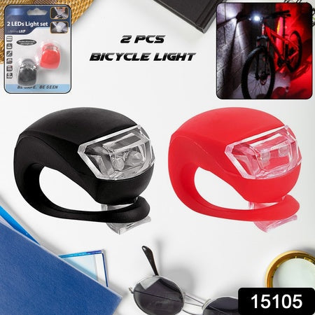 Silicone Led Bike Light Set (2 Pcs Set) Wukusy