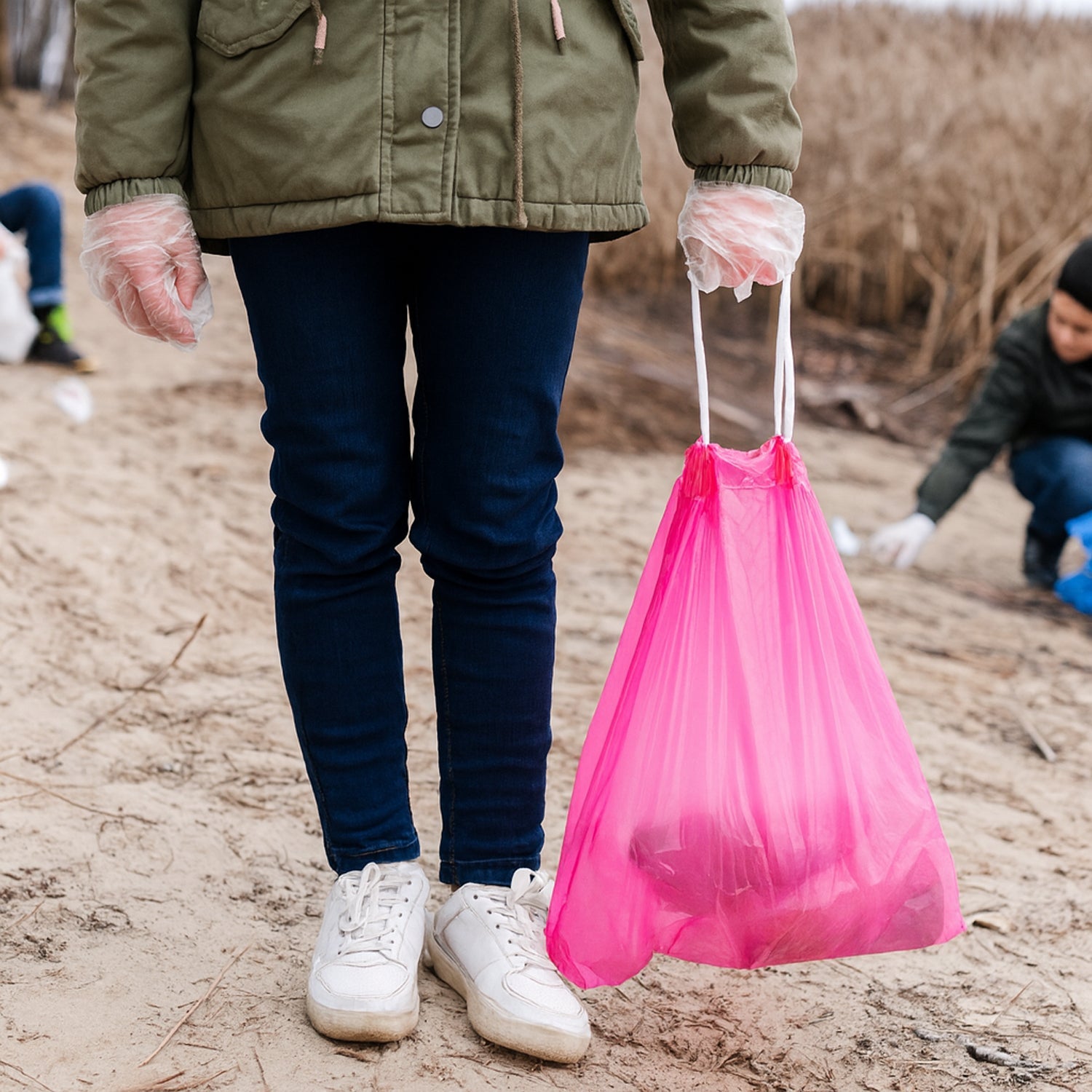 Biodegradable Garbage Bag Rolls 45x50 Cm (5 Pc) Wukusy