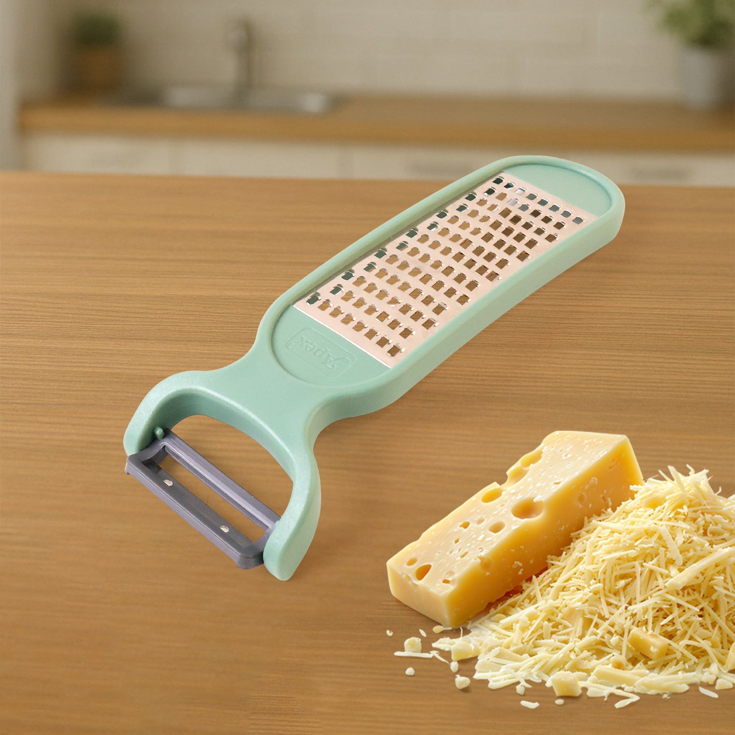 Apex 2-in-1 Vegetable Grater  Peeler Combo Tool Wukusy