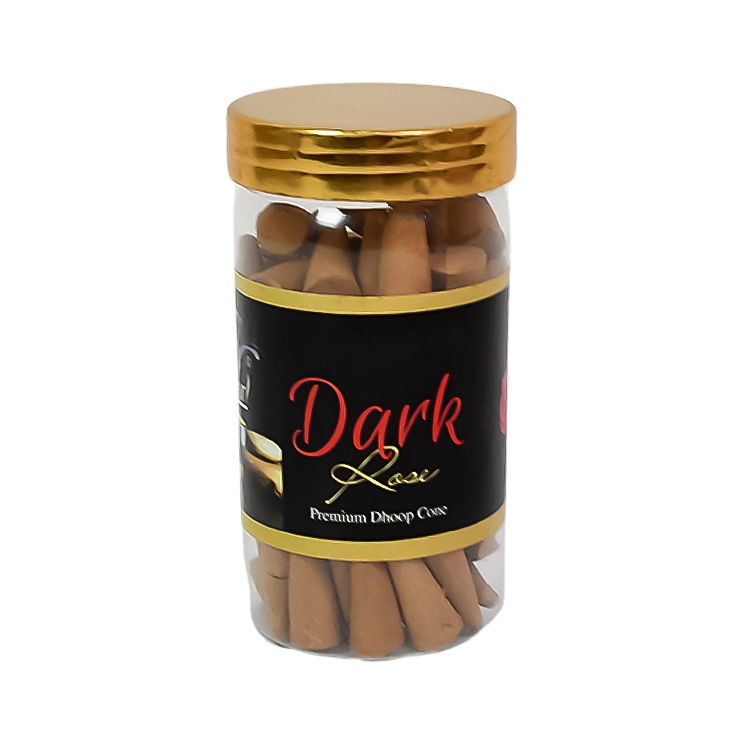 Dark Rose Dhoop Cones Premium Dark Rose Dhoop (120 Gm.) Wukusy