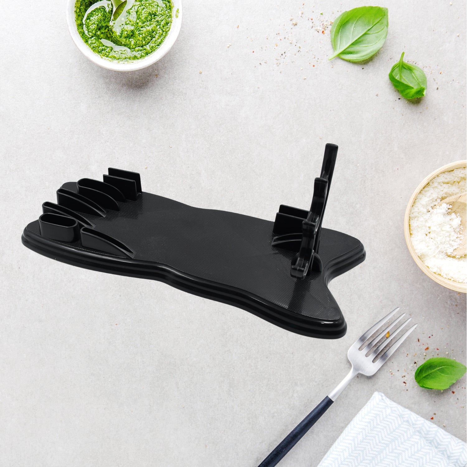 5914  Plastic Kitchen Knife Drawer Organizer Knife Stand Storage For Your Kitchen. Replace Your Knife Block With A Revolutionary Product. Clear Your Counter Top Of Clutter And Easily Identify The Desired Knife (1pc) Wukusy