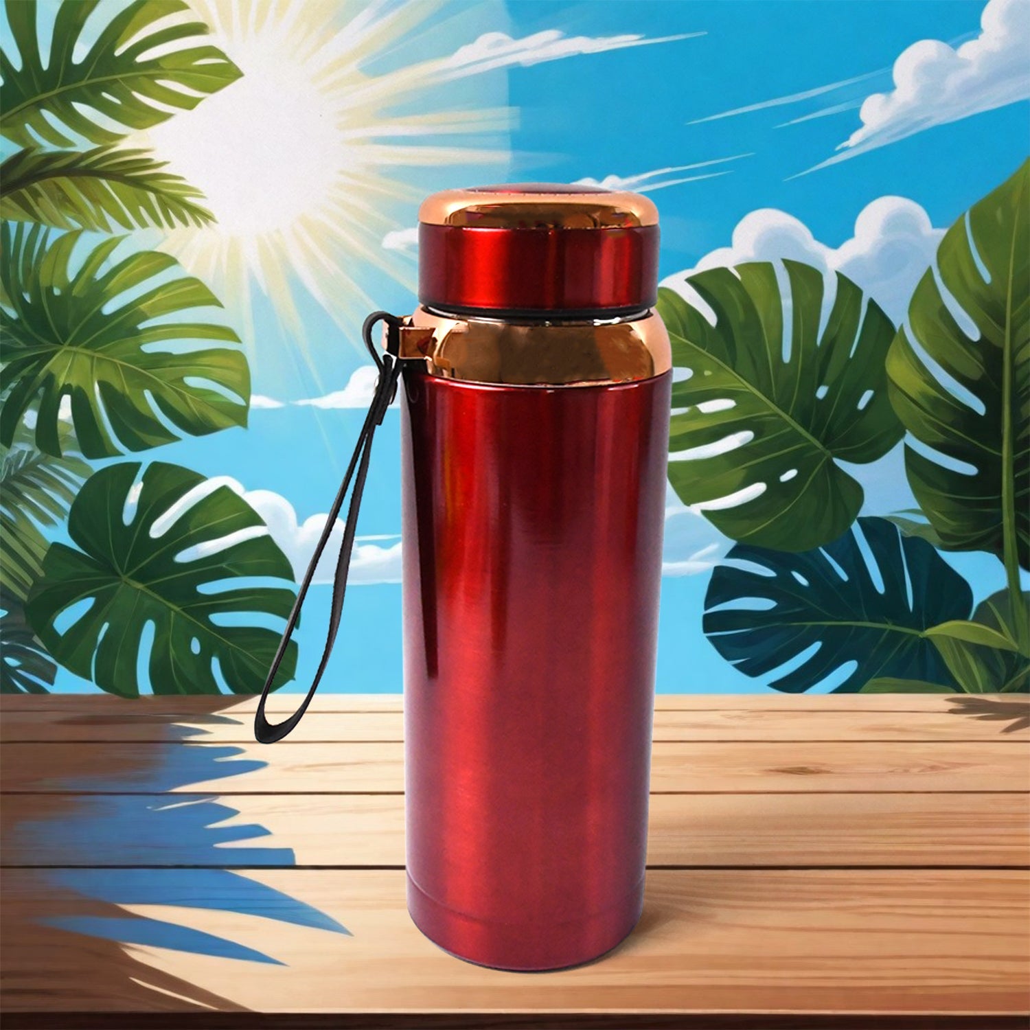 Printed Vacuum Insulated Water Bottle (1pc  800 Ml) Wukusy