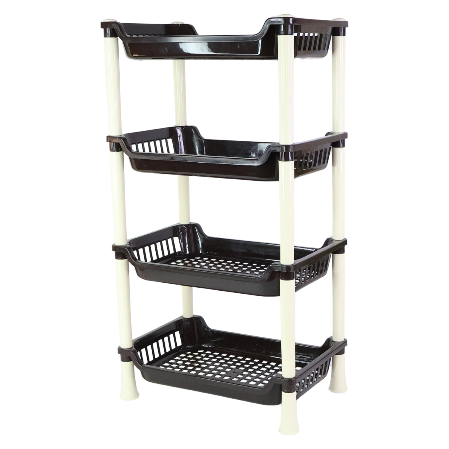 Apex 4-layer Small Multipurpose Plastic Storage Rack Wukusy