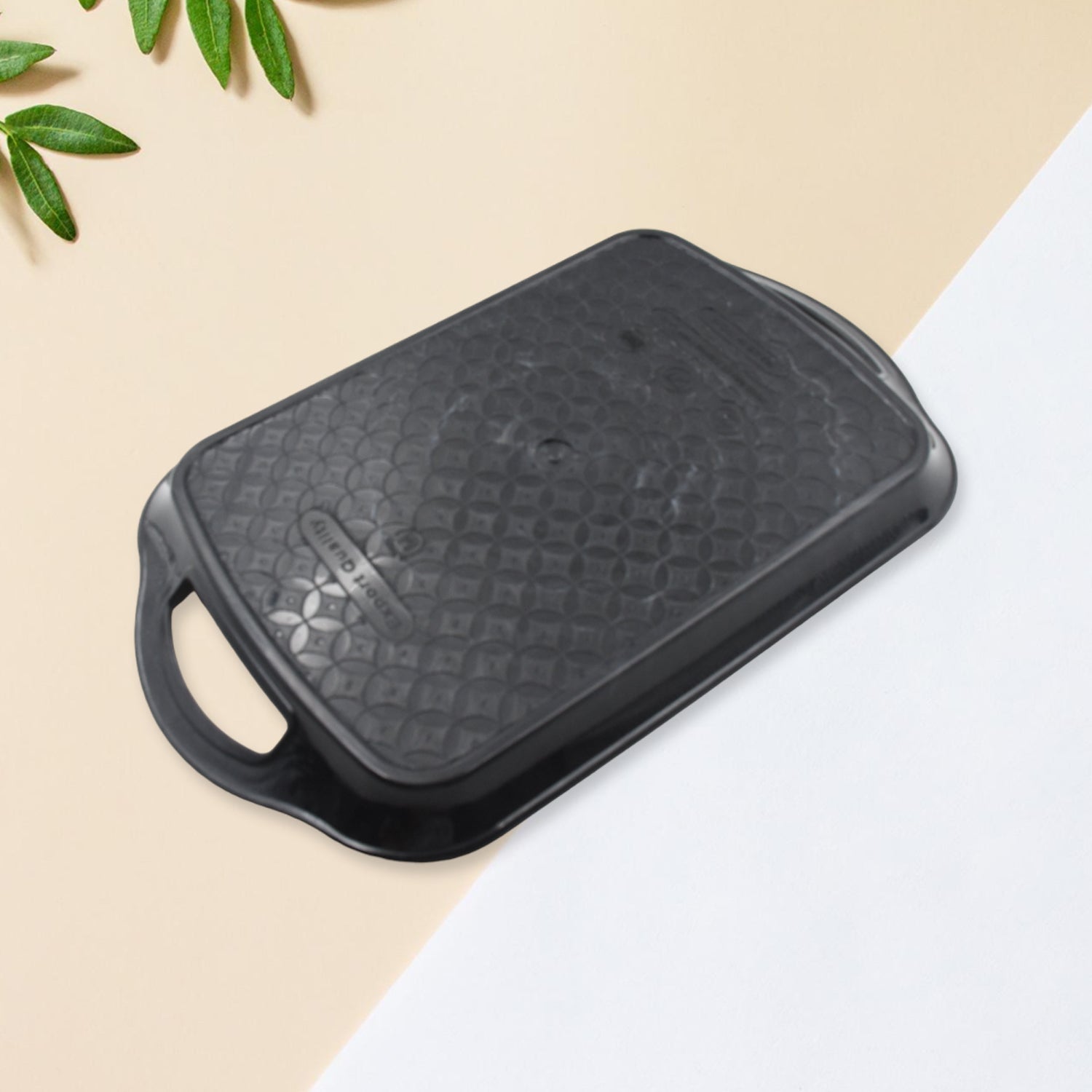 5211a Serving Tray Set Of 3 Melamine Trays For Kitchen Snacks Serving Tray Tray Set For Serving Tea Tray For Serving Fancy Trays For Serving Gift Item Different Size For Kitchen  Office Use Wukusy