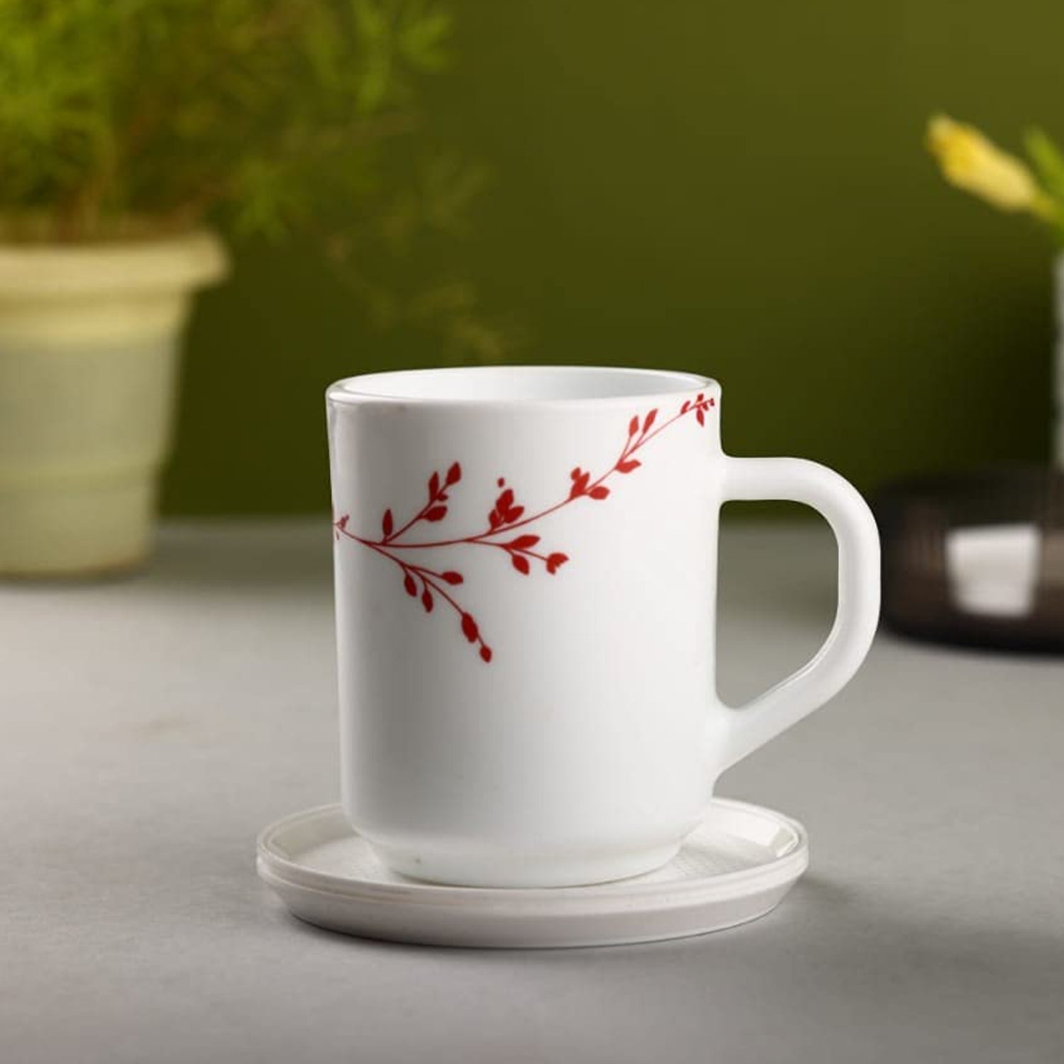 5513 Coasters Set Of 6 Plastic Coasters Spill Protection For Table Desk Durable And Non Slip Plastic Coaster Fit Common Size Drinking Glass Coffee Cup Tea Cup Mug Wukusy