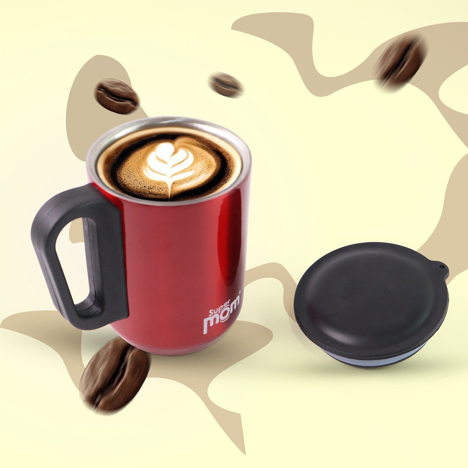 Stainless Steel Metallic Coffee Mug Approx 300ml (1 Pc) Wukusy