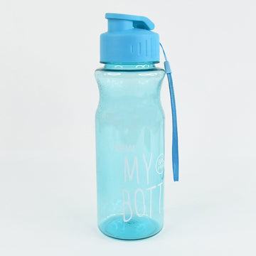 Bpa-free Plastic Sports Water Bottle (Approx. 400 Ml  1 Pc) Wukusy