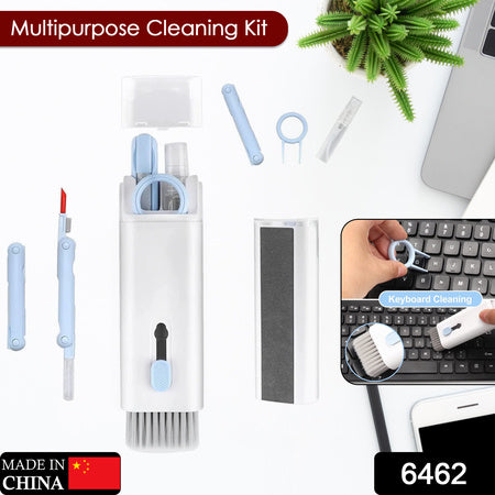 6462 7 In 1 Electronic Cleaner Kit Cleaning Kit For Monitor Keyboard Airpods Screen Dust Brush Including Soft Sweep Swipe Airpod Cleaner Pen Key Puller And Spray Bottle Wukusy