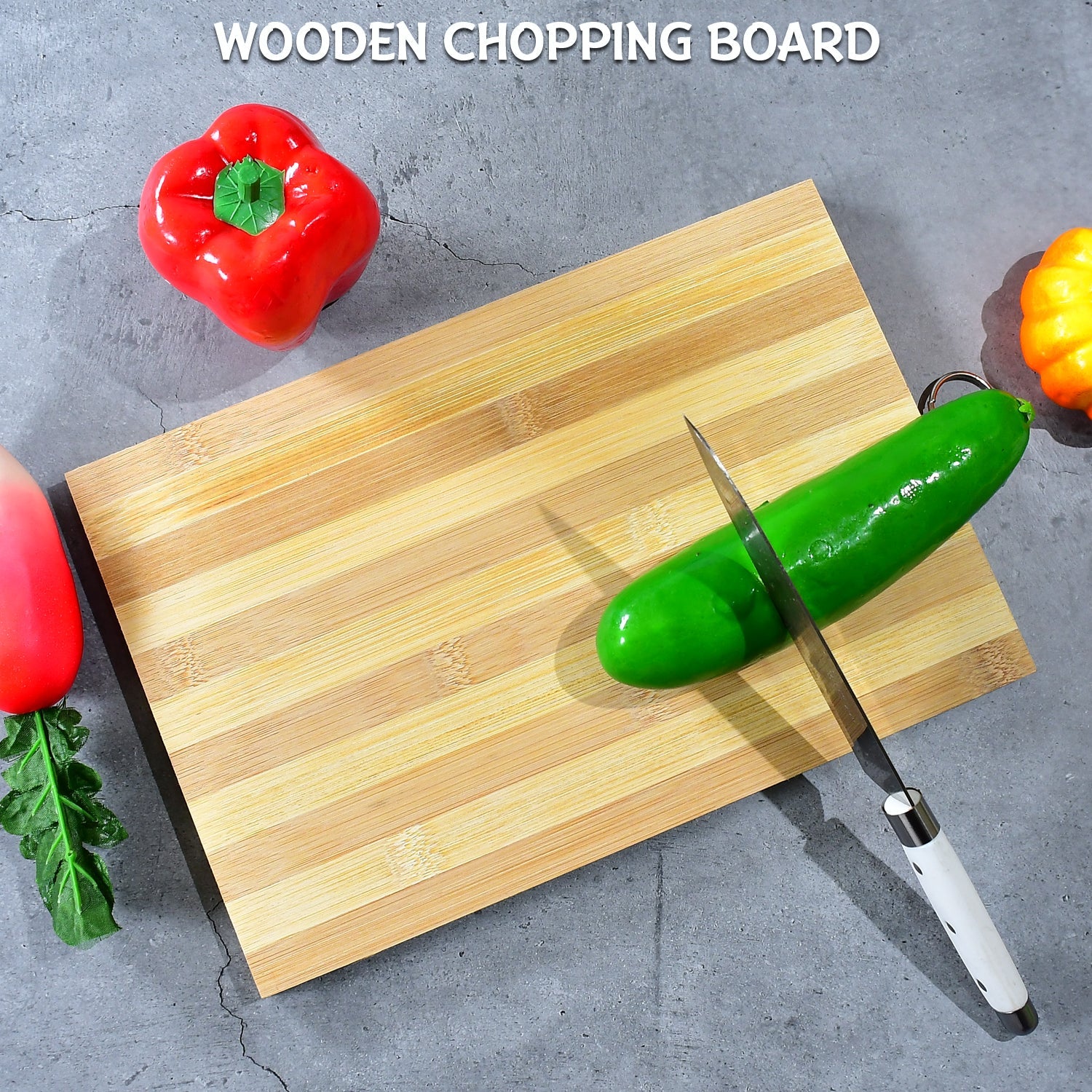 2193 Natural Wood Chopping Cutting Board For Kitchen Vegetables Fruits  Cheese Bpa Free. Wukusy