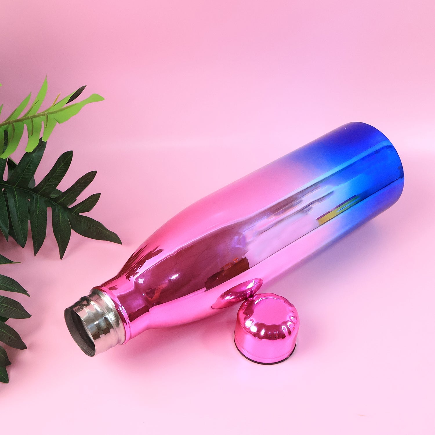 Stainless Steel Water Bottle (Approx 1000ml  1 Pc) Wukusy