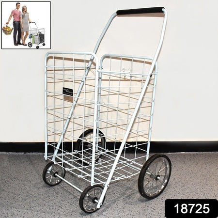 Foldable Shopping Trolley With Wheels ( Moq - 2 Pc) Wukusy