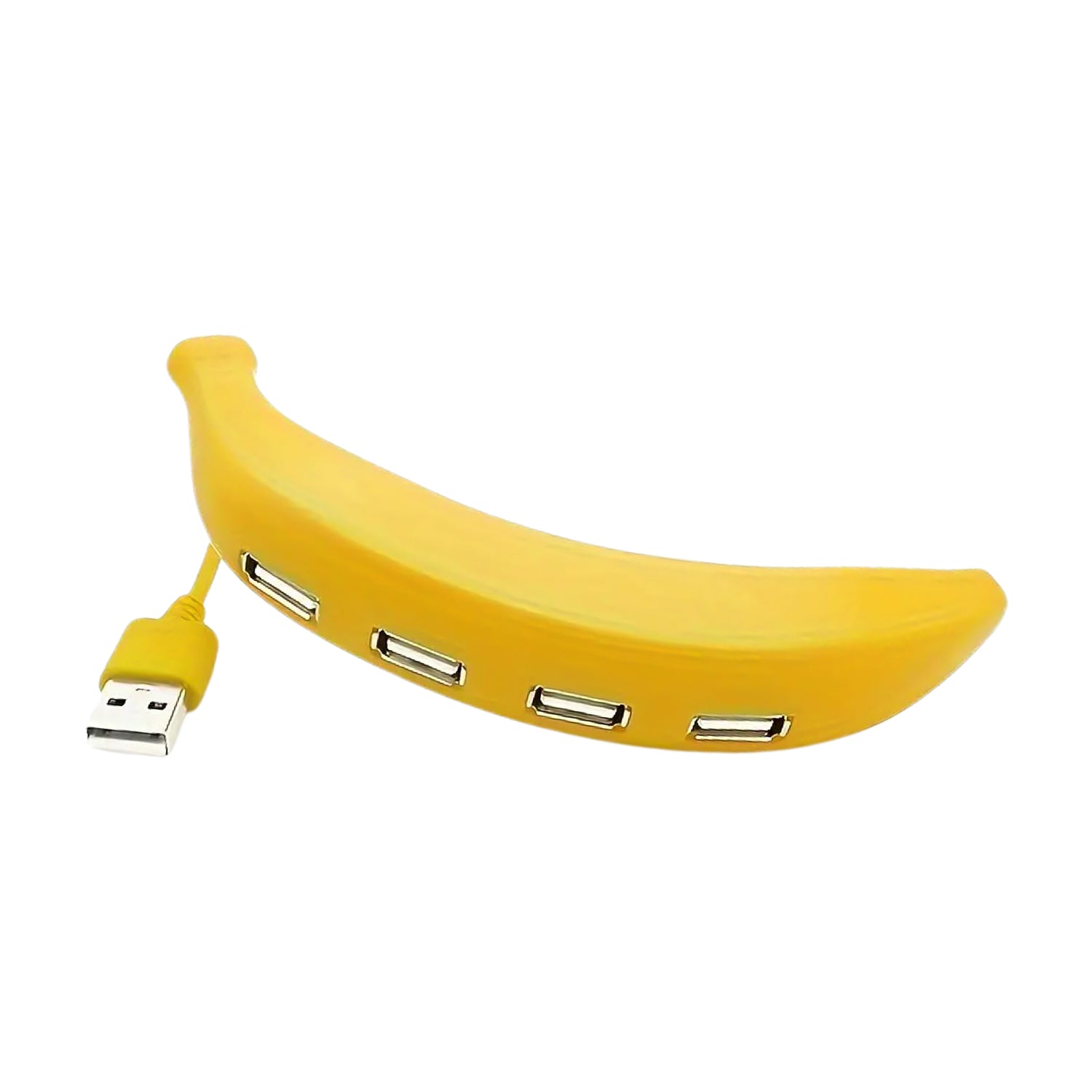 Banana Shape Usb Hub 2.0 Hub Usb Splitter 4-port Usb Hub (1 Pc) Wukusy