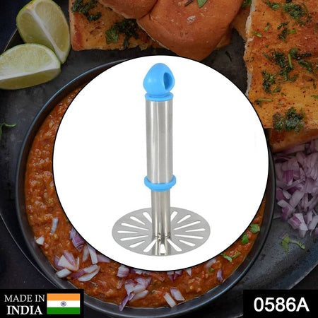 0586a Stainless Steel Potato Masher Paubhaji Masher Wukusy