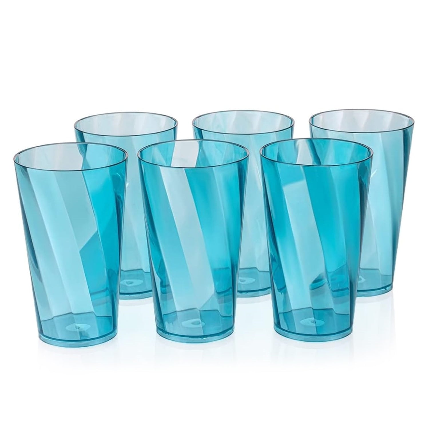 2353 Premium Juice And Water Glasses Set Of 6 Transparent 300ml Drinking Water Glasses Stylish  Crystal Square Highball Glasses For Water Juice  Cocktails Glass Set Of 6 For Water Wukusy