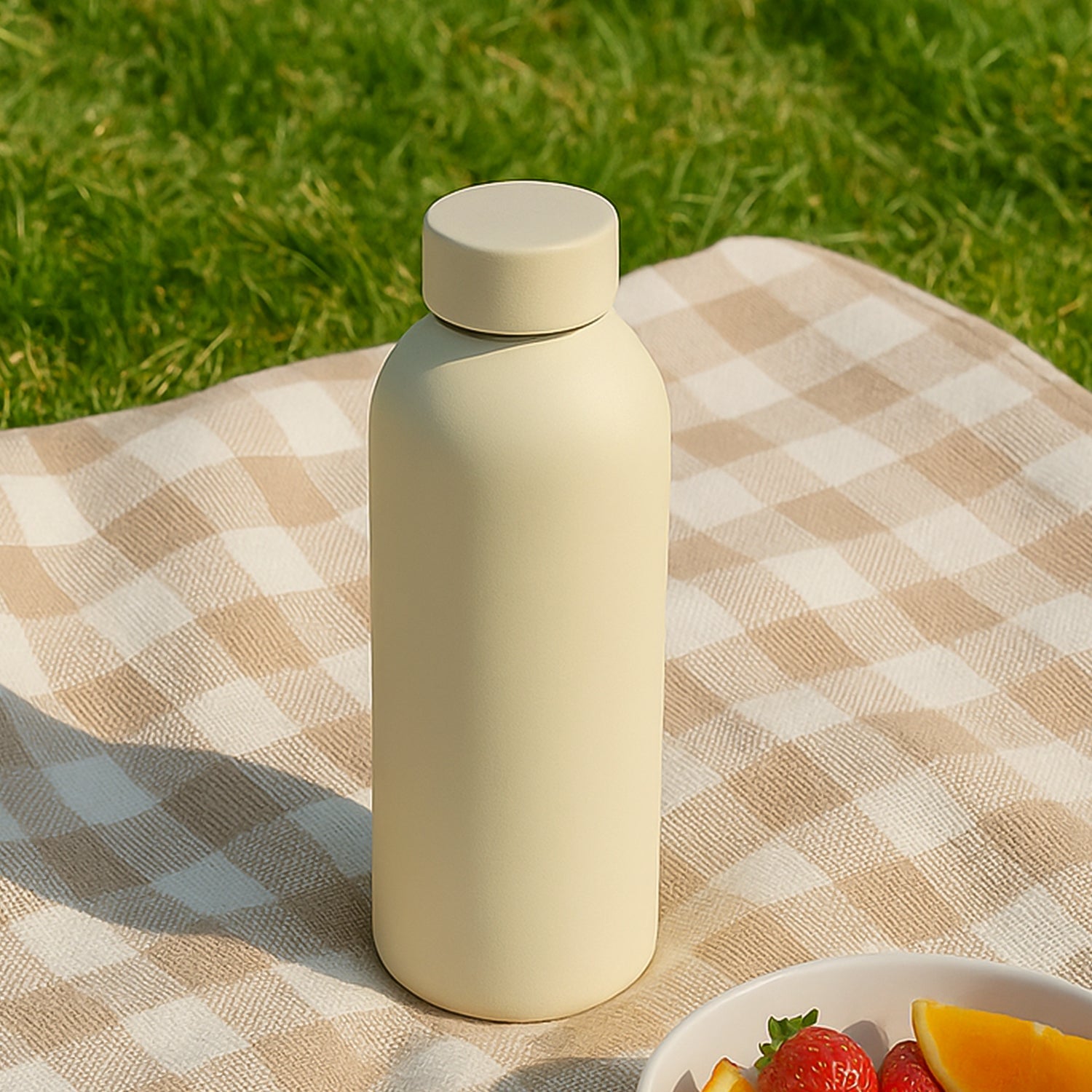 Stainless Steel Double Wall Vacuum-insulated Drink Water Bottle (Mix Color  500 Ml Approx) Wukusy