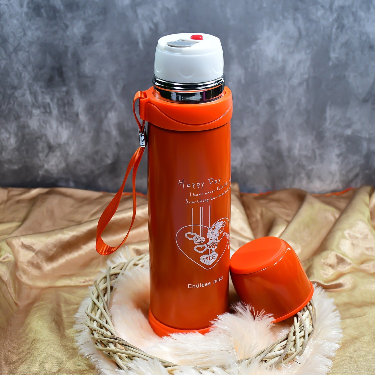 6460 1pc Stainless Steel Mix Bottles For Storing Water And Some Other Types Of Beverages Etc. Wukusy