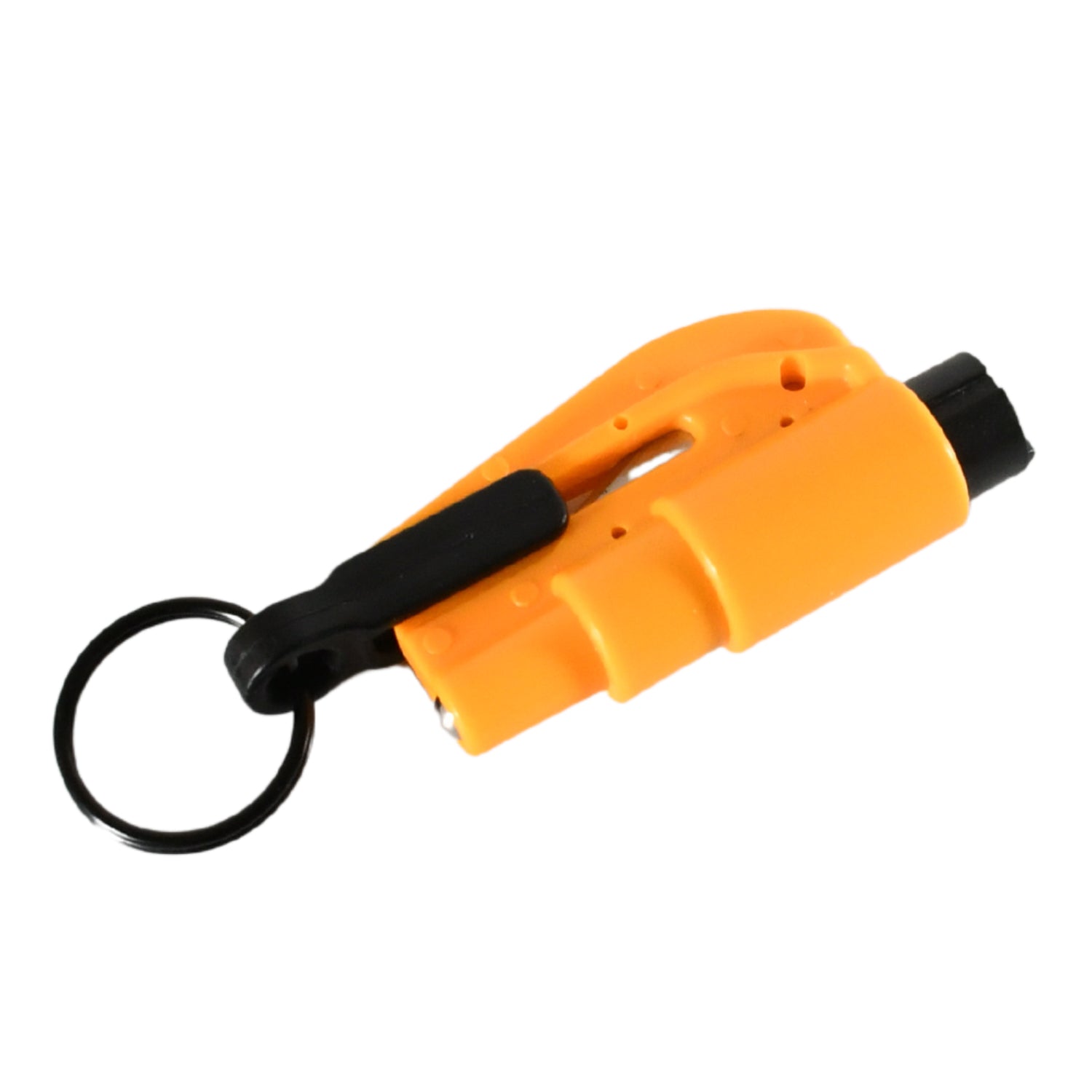 8761 2 In 1 Emergency Safety Cutter With Key Chain Small Portable Handy Emergency Safely Glass Breaking  Seat Belt Cutting Keychain Tool Wukusy