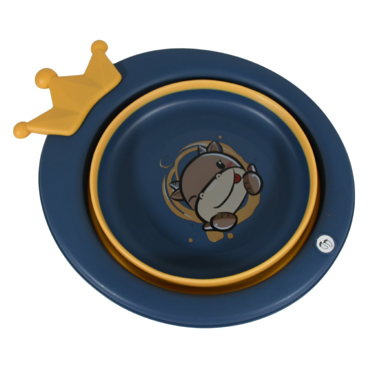 17514 Cartoon Shape Wash Basin Space Saving Multi Function Foldable Baby Wash Basin Easy Clean Lightweight Thicken For Washing Face For Home (33x31 Cm  1 Pc) Wukusy