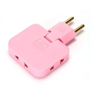 Wireless 3 In 1 Foldable Wall Plug Adapter  Socket  Converter (1 Pc) Wukusy