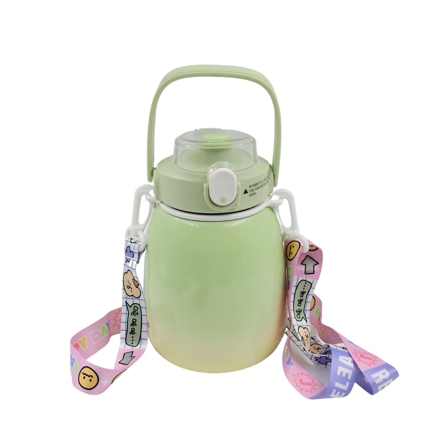 Stainless Steel Mug  Bottle Vacuum Insulated Cup With Handle (1200 Ml) Wukusy