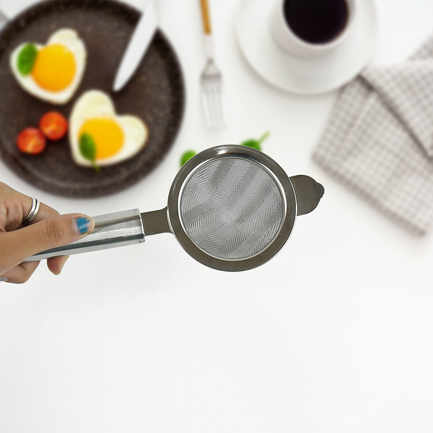 Apex Premium Conical Tea Strainer With Pipe Handle Wukusy