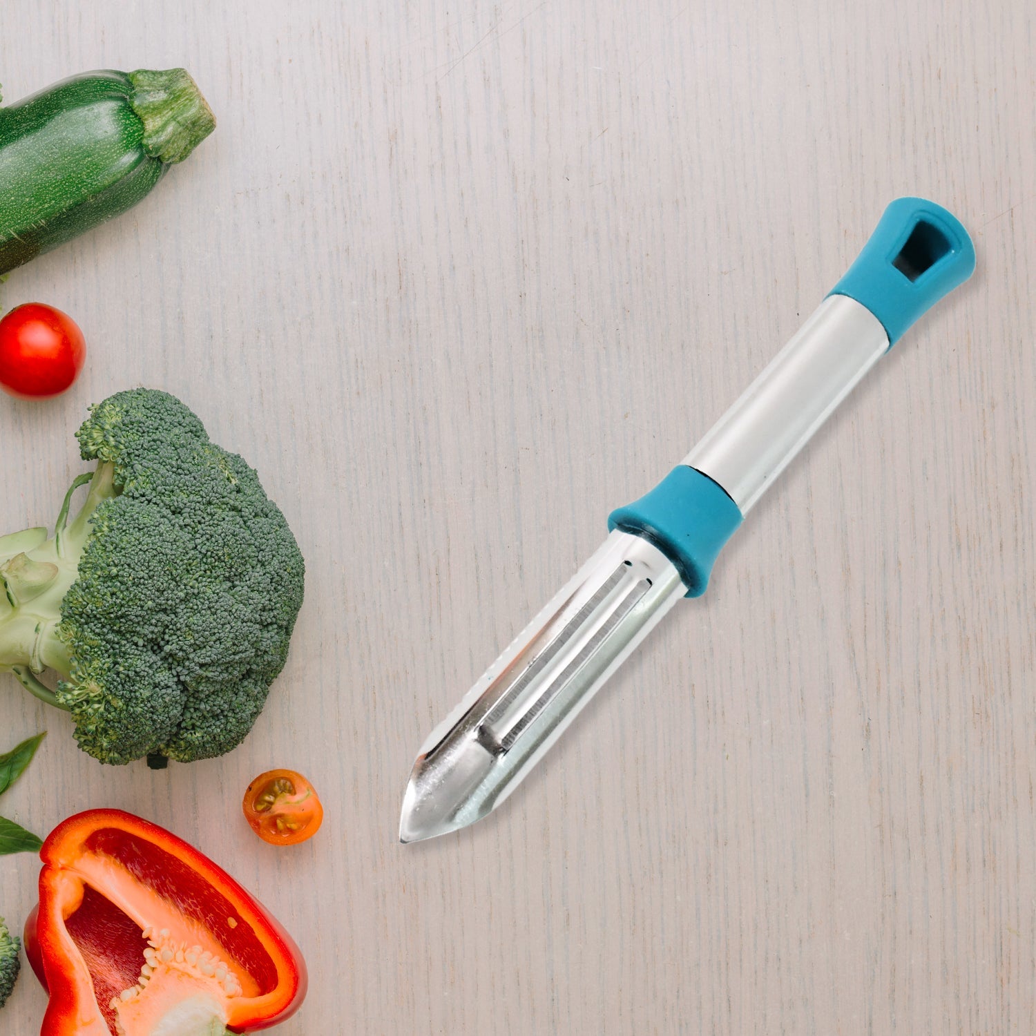 Apex Premium Stainless Steel Vegetable Fruit Peeler (1 Pc) Wukusy