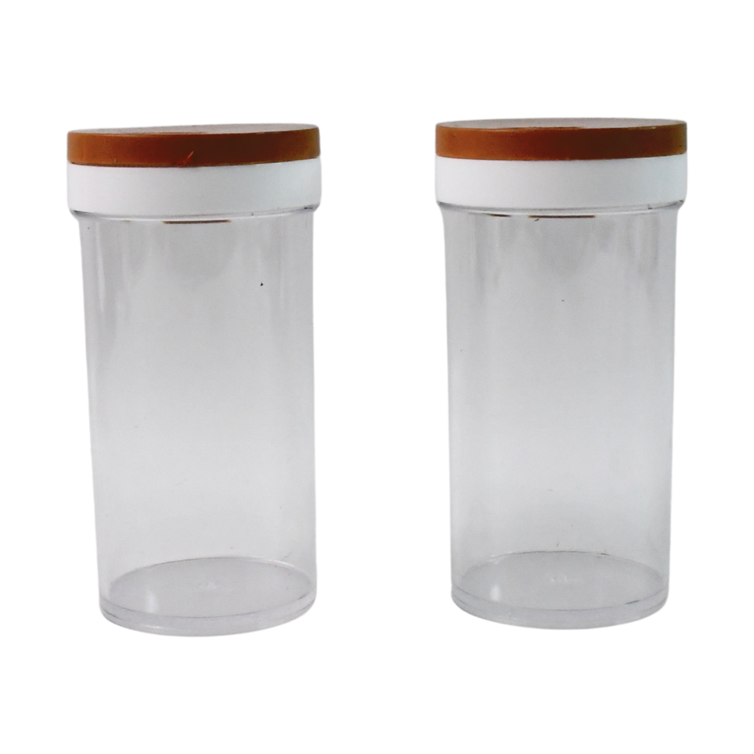 Ganesh Airtight Transparent Kitchen Storage Container Jar Set (2 Pc) Wukusy