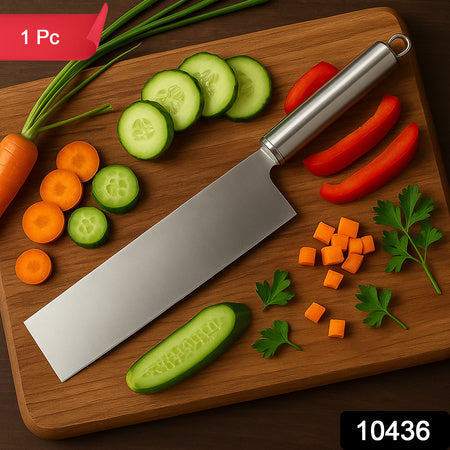 Professional-grade Stainless Steel Vegetable Cleaver Knife 1 Pc Wukusy