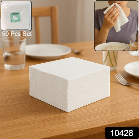 Soft  Absorbent Disposable Tissue Paper  Napkins Set (50 Pc) Wukusy