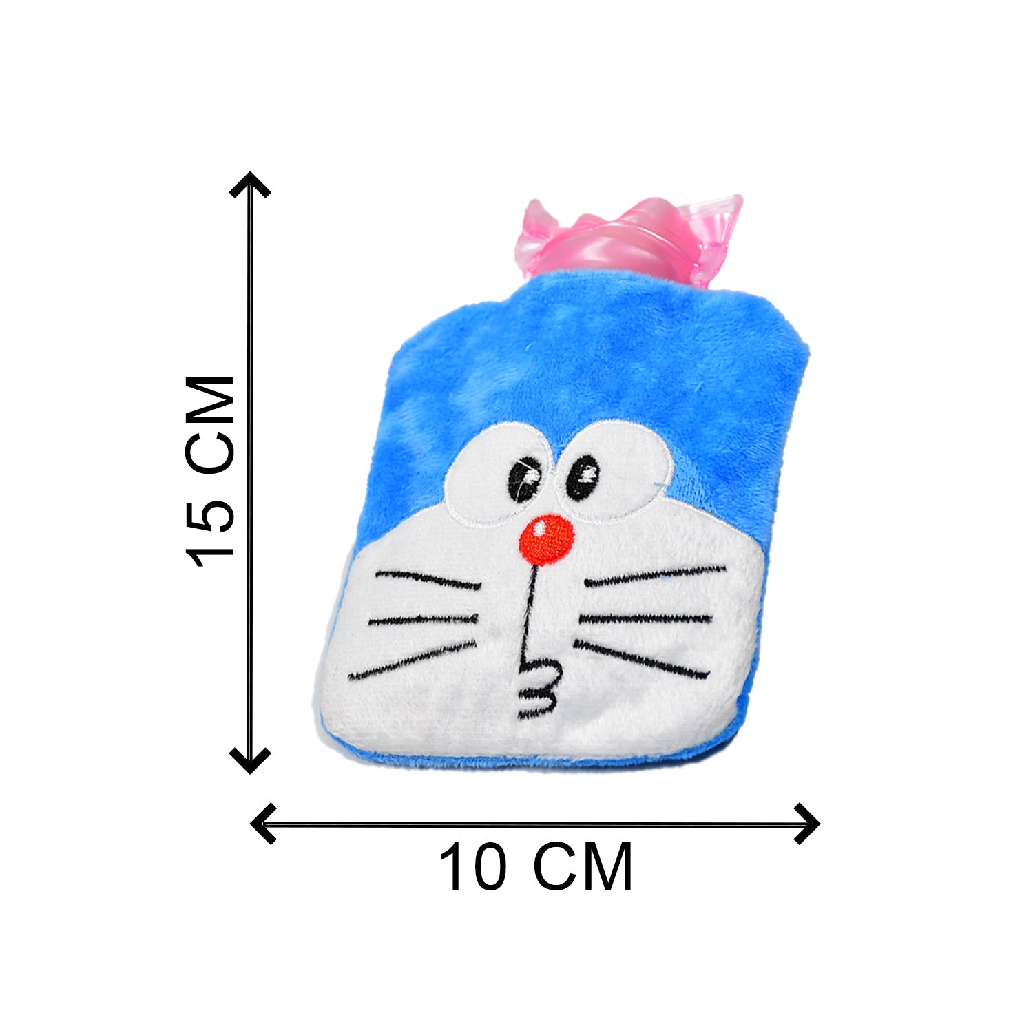 6504 Doremon Small Hot Water Bag With Cover For Pain Relief Neck Shoulder Pain And Hand Feet Warmer Menstrual Cramps. Wukusy