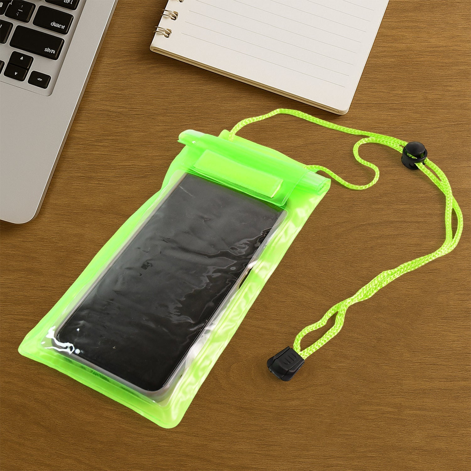 0601 Waterproof Mobile Pouch (6.2 Inch  Random Colour) Wukusy