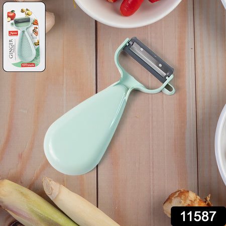 Apex Multipurpose Ginger Peeler With Stainless Steel Dual Blade Wukusy