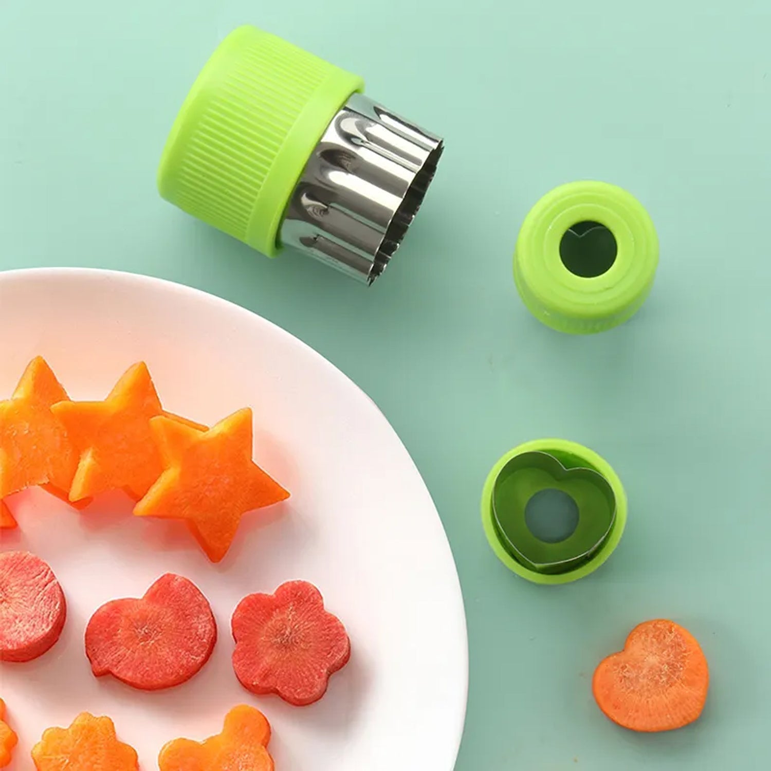 Stainless Steel Cookie Cutter Shapes Set Baking Cooking Food Decoration  (12 Pcs Set) Wukusy