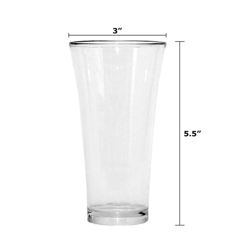0630 Stylish Look Plastic Juicy Glass Transparent Glasses Set 300ml (6pcs) Wukusy