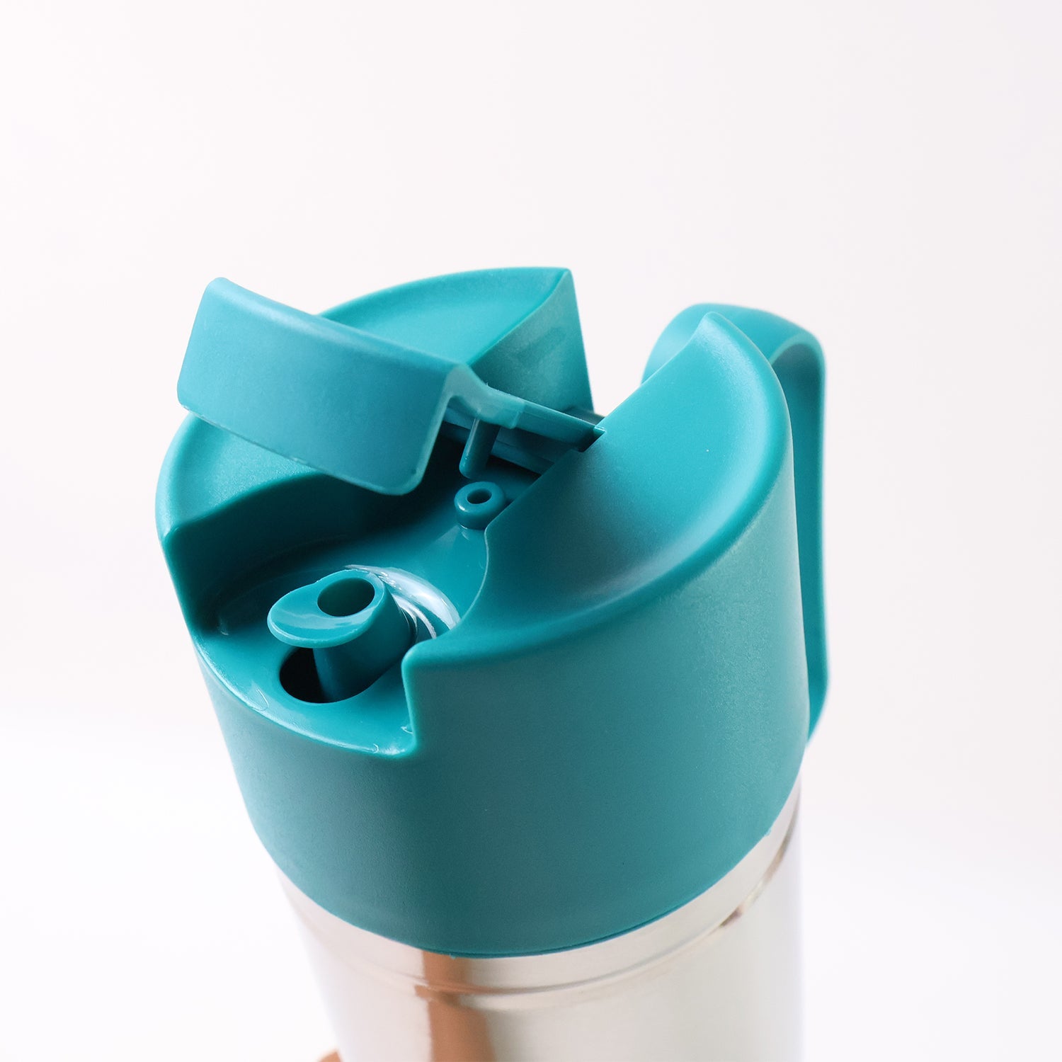 Stainless Steel Fresh Oil Pourer Bottle With Flip Lid And Handle Approx 1000ml (1 Pc) Wukusy