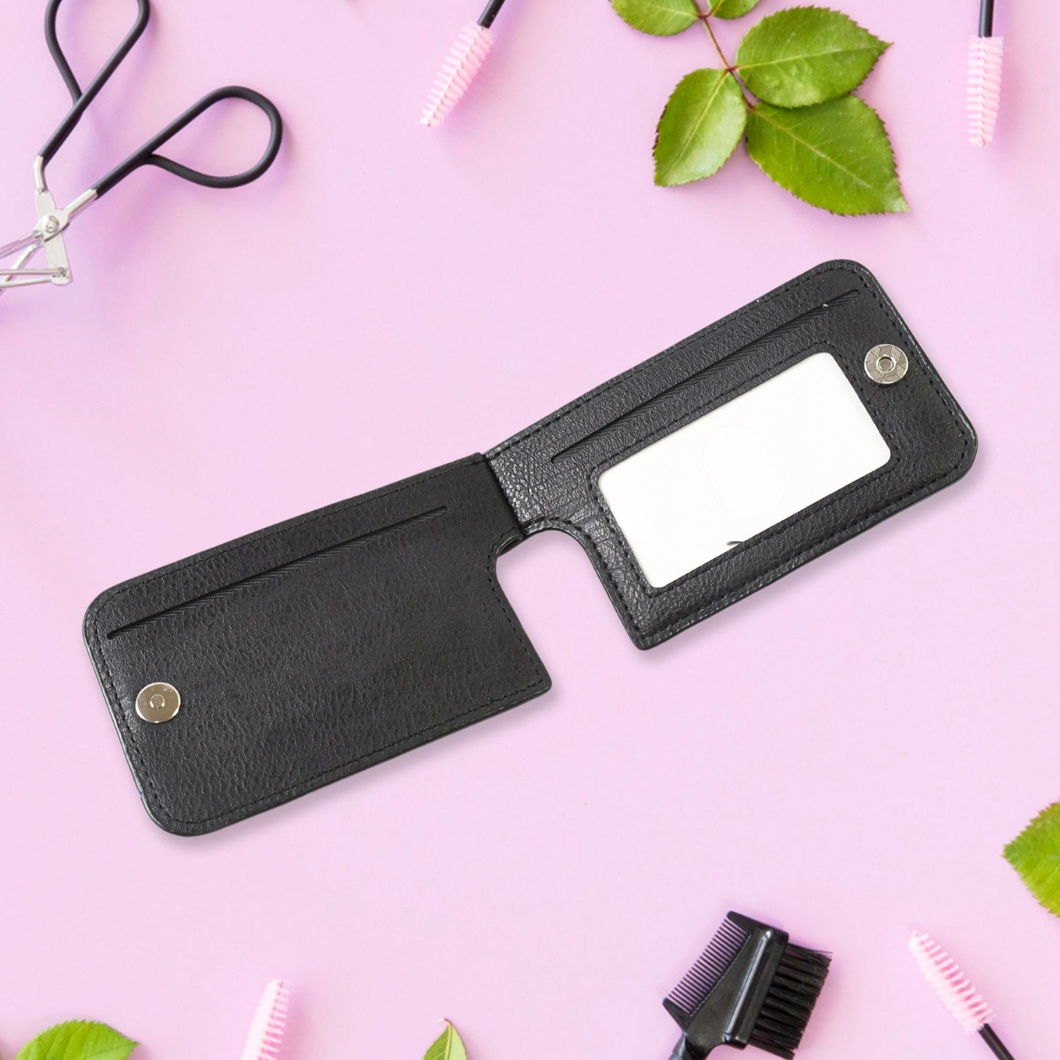Black Adhesive Card Phone Holder Card Wallet Phone Attachment (1 Pc) Wukusy
