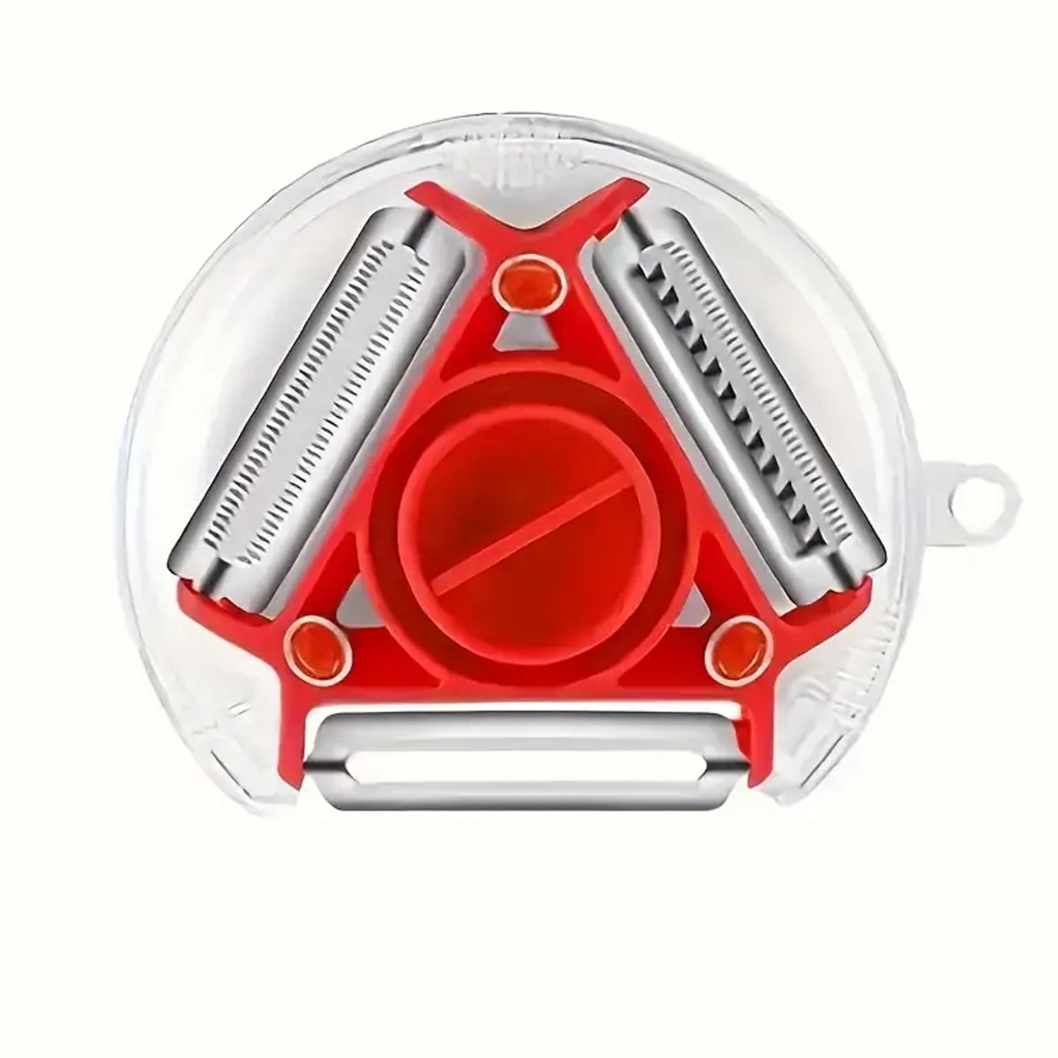 82583 In 1 Multi Function Three Use Rotary Hanging Round Planer Peeler And Cutter Vegetable Slicer Kitchen Tools Kitchen Gadgets (B Grade) Wukusy