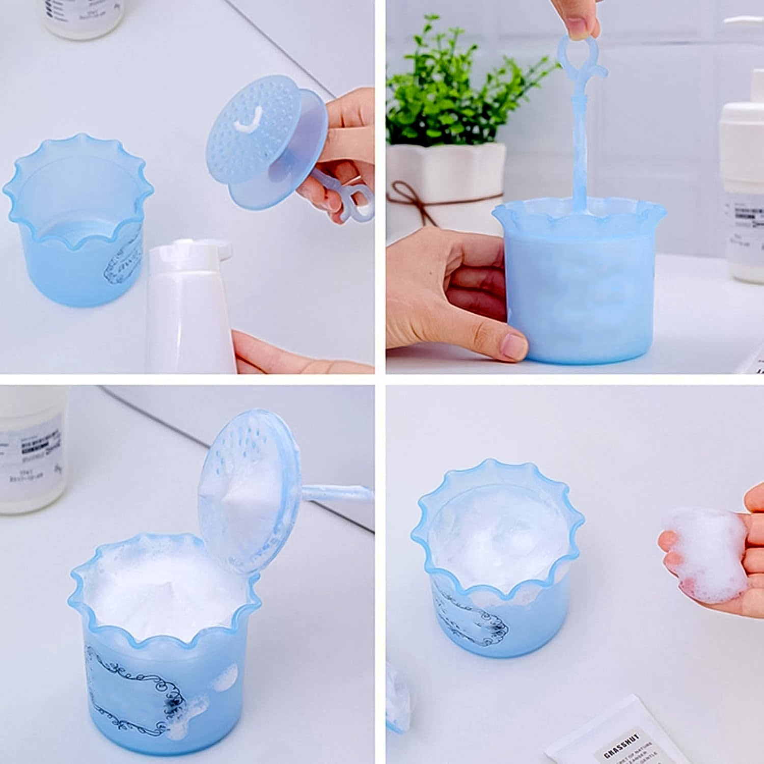 Micro Bubble Foaming Face Cleanser Cup Wukusy