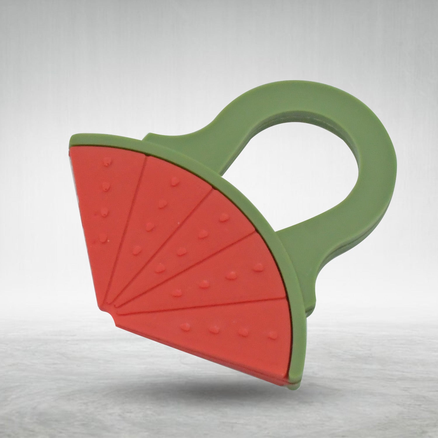 Baby Silicone Teether Fruit Teether For Toddlers100 Food Grade Silicone Teether Non-toxic  Latex Free Suitable For Kids Above 3 Months - Grapes Banana Watermelon (1 Pc ) Wukusy