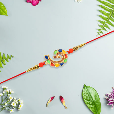 Modern Peacock Style Rakhi Wukusy