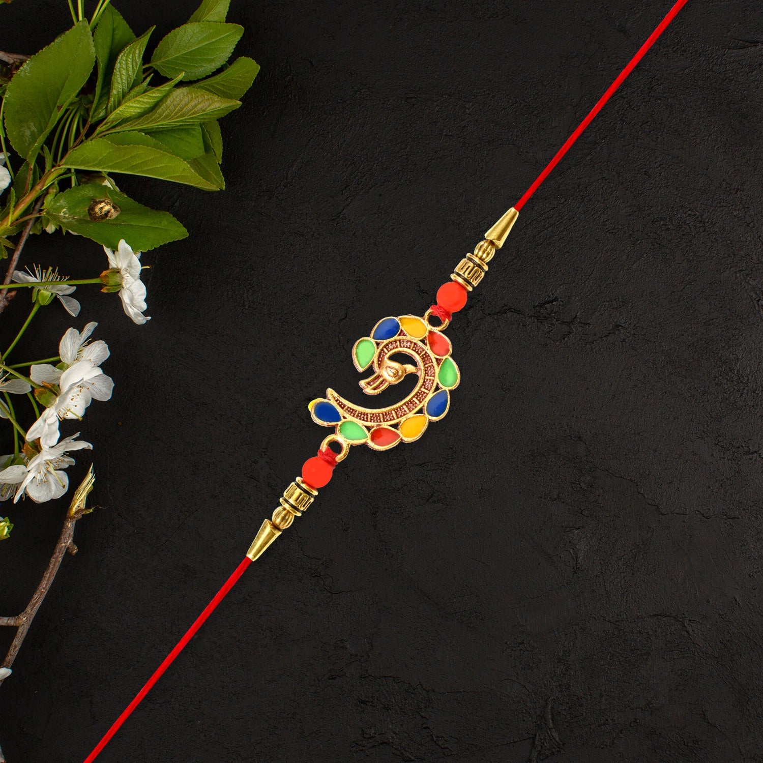 Modern Peacock Style Rakhi Wukusy