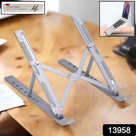 Metal Portable Laptop Stand With 7 Adjustable Angles (1 Pc) Wukusy